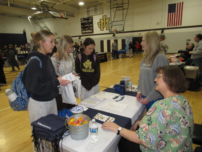 John Marshall High School Students Talk With Potential Future Employers During CTE Career Fair